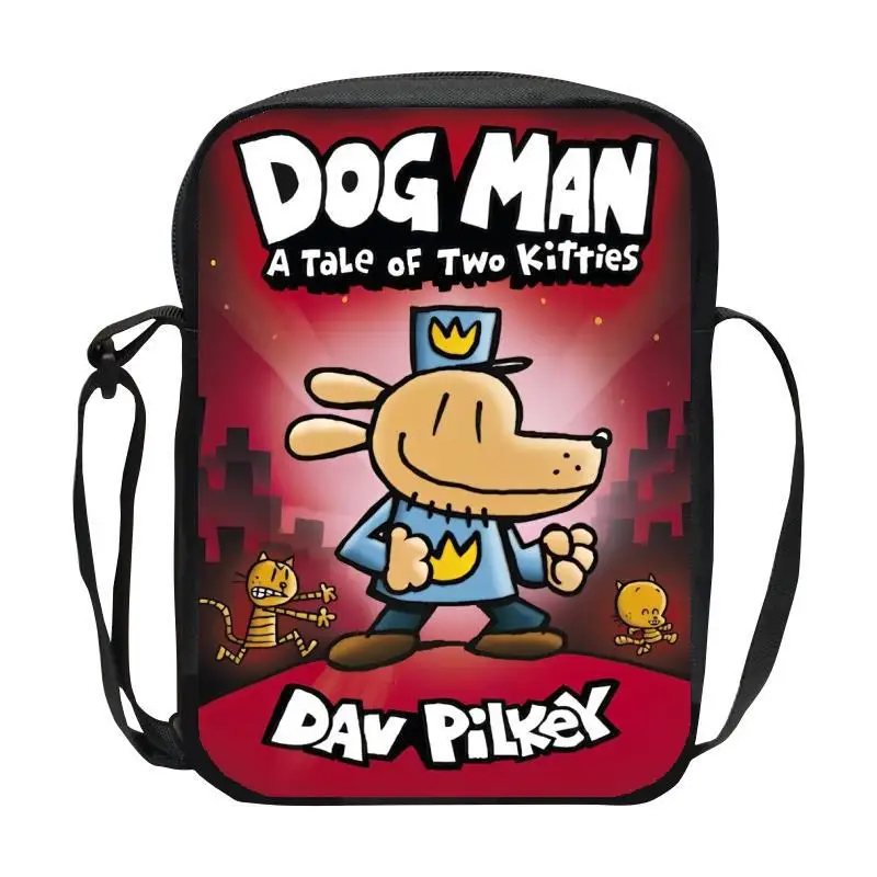 Bolso de hombro para niños con diseño de perro detective, ideal para el tiempo libre. Bolso bandolera personalizable para hombres y mujeres. Bolso de hombro para estudiantes.