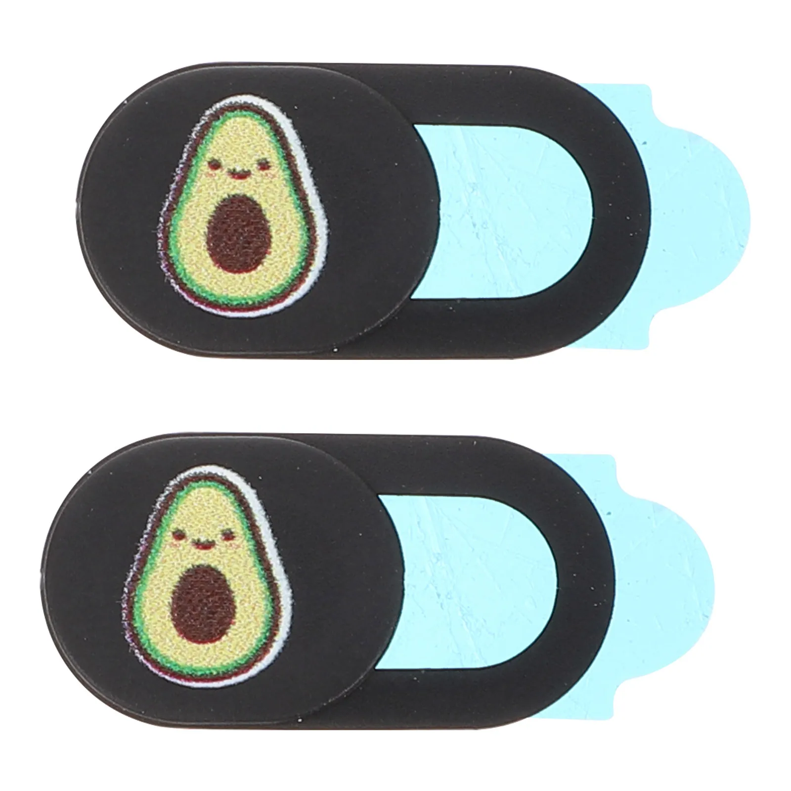 

2Pcs Webcam Privacy Covers Avocado Design Shield Slider No with Lid Opening Protection for Devices