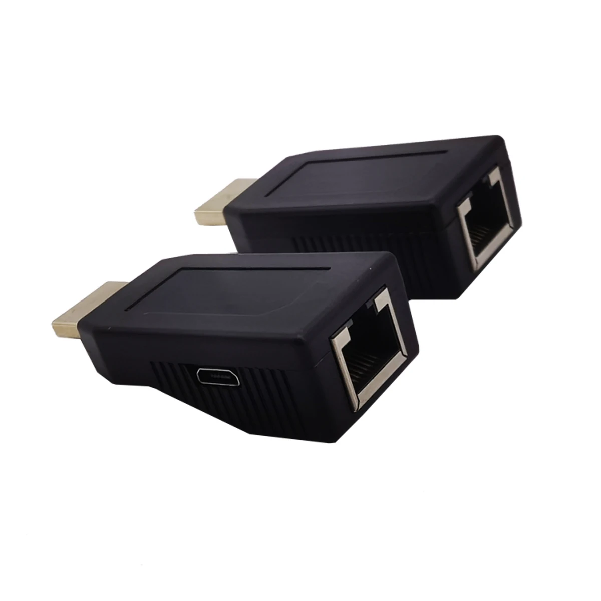 Imagem -02 - Extensor Hdmi Através de Cabo Ethernet Único hd para Repetidor Rj45 60m Cat5e Cat6 pc Hdtv Dvd Preço Direto de Fábrica Novo