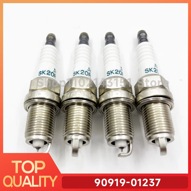 4pcs Iridium Spark Plug For TOYOTA LEXUS GS400 GS430 GX470 LS400 LS430 LX470 SC430 For LAND CRUISER SEQUOIA 90919-01237