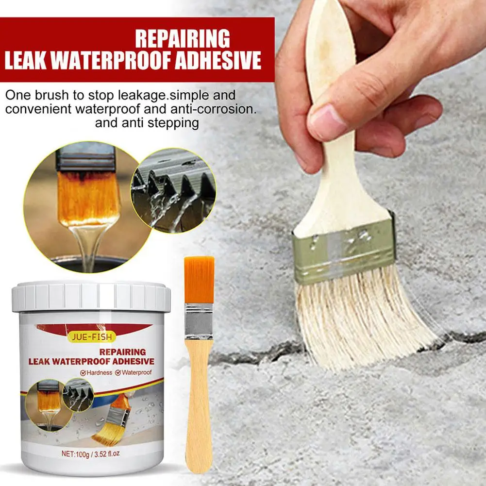  Waterproof Glue Leak-proof Paint Leak-proofing Penetrating Waterproofing Floor Bathroom Agent U4p4