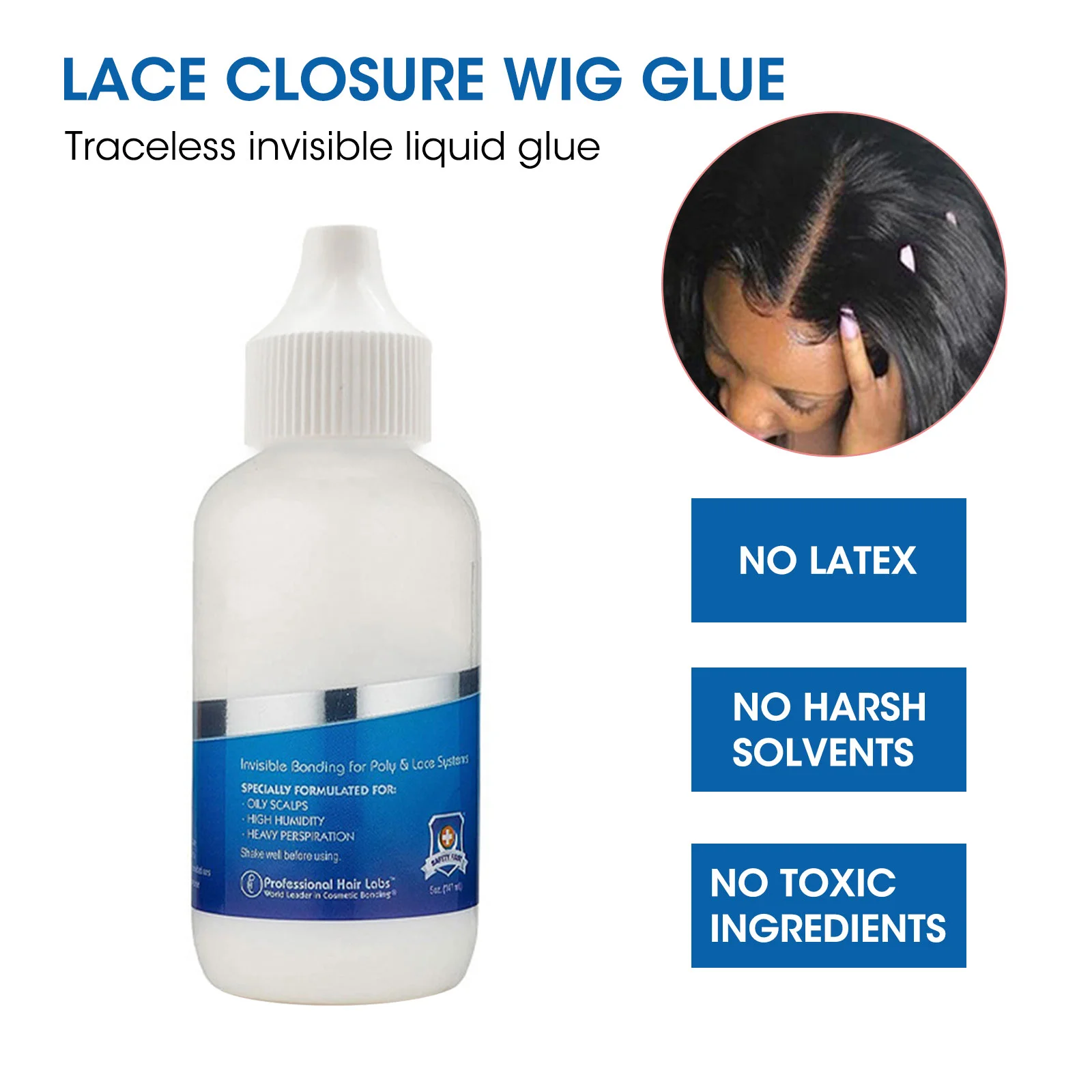 front lace wig glue and Glue Remover For Wigs Toupee glue adhesives glue for lace front waterproof extra hold bond glue for lace