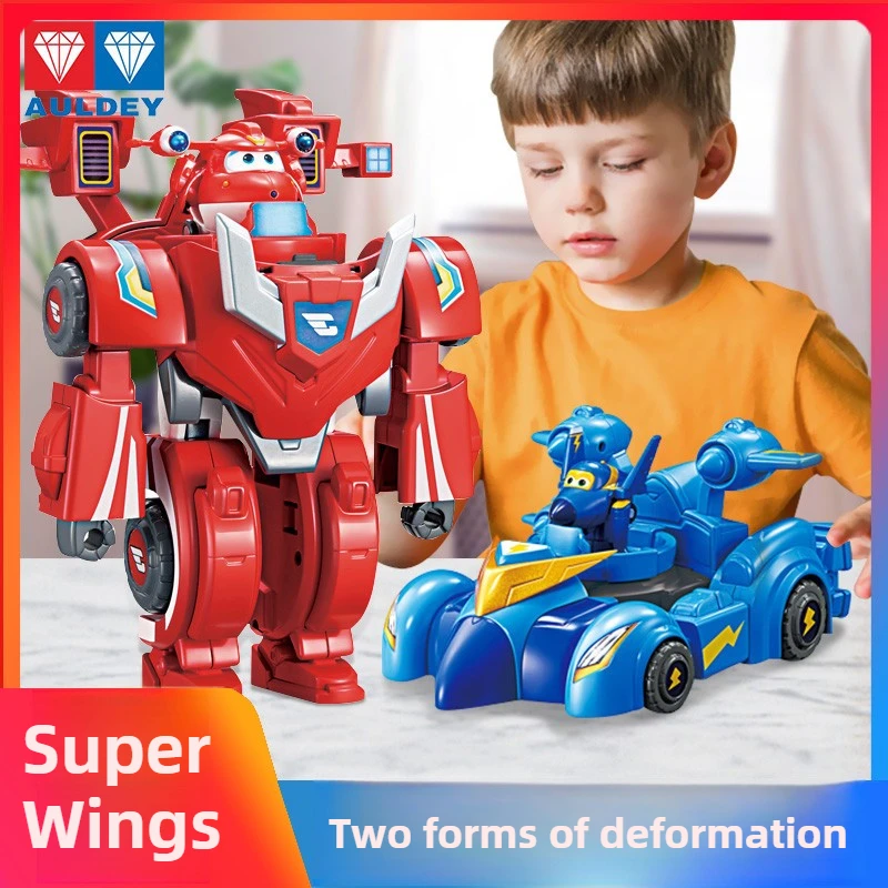 

Auldey Super Wings Jett Golden Boy Dizzy Super Power Transformable Robot Mecha Racing Car Toy Vehicle for Kids Boys Girls Age 3+