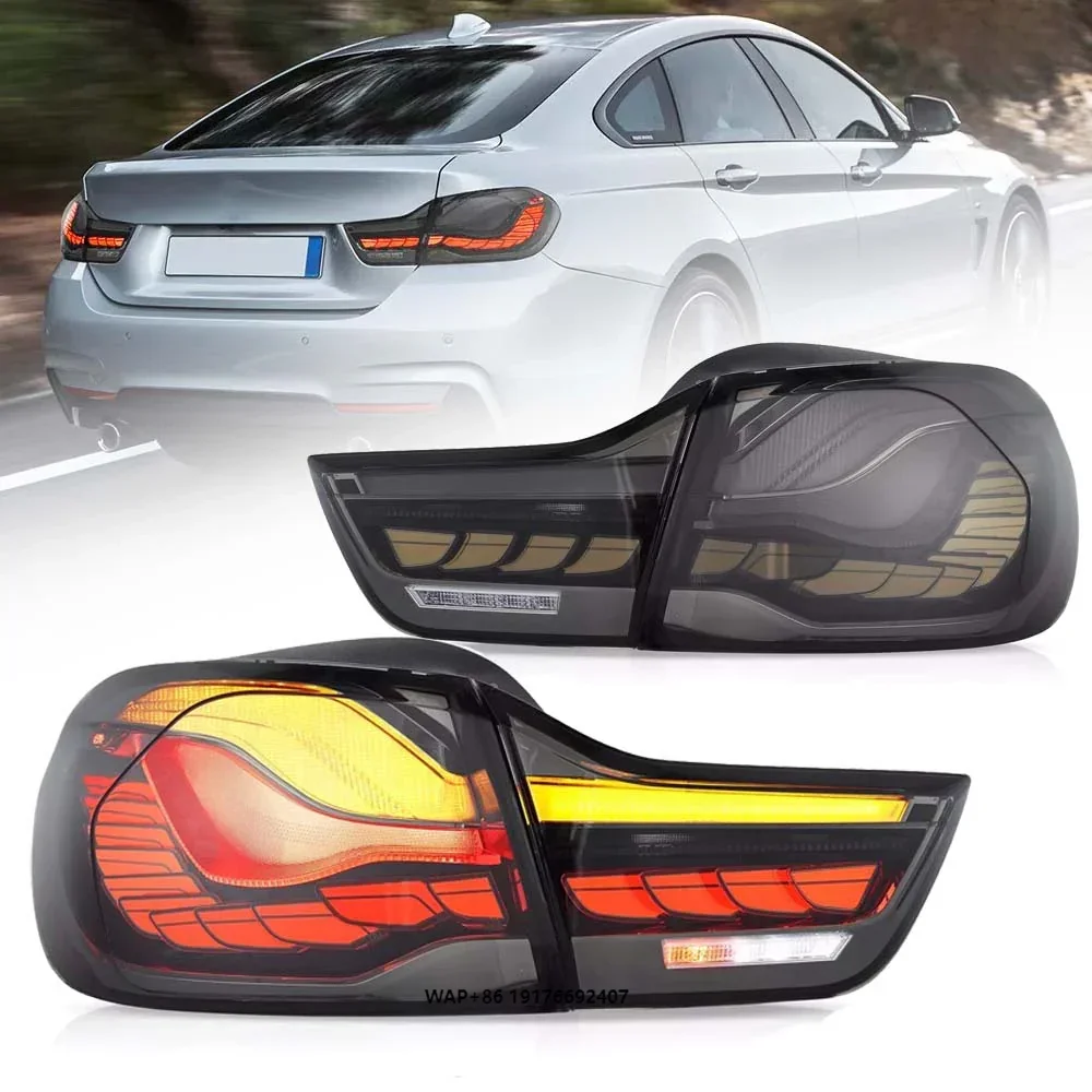 VLAND OLED Taillights forBMW 4 Series (F32/F33/F36) 2014-2020 / M4 (F82/F83) 2014-2020 With Upgrade Dragon Scales Running Light