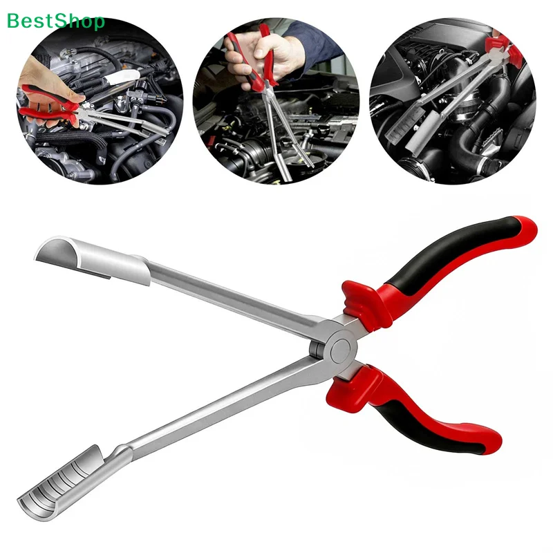 

〔R〕Car Spark Plug Wire Removal Pliers Tool High Voltage Cylinder Cable Clamp Carbon Steel Boot Puller For Auto Truck Repair