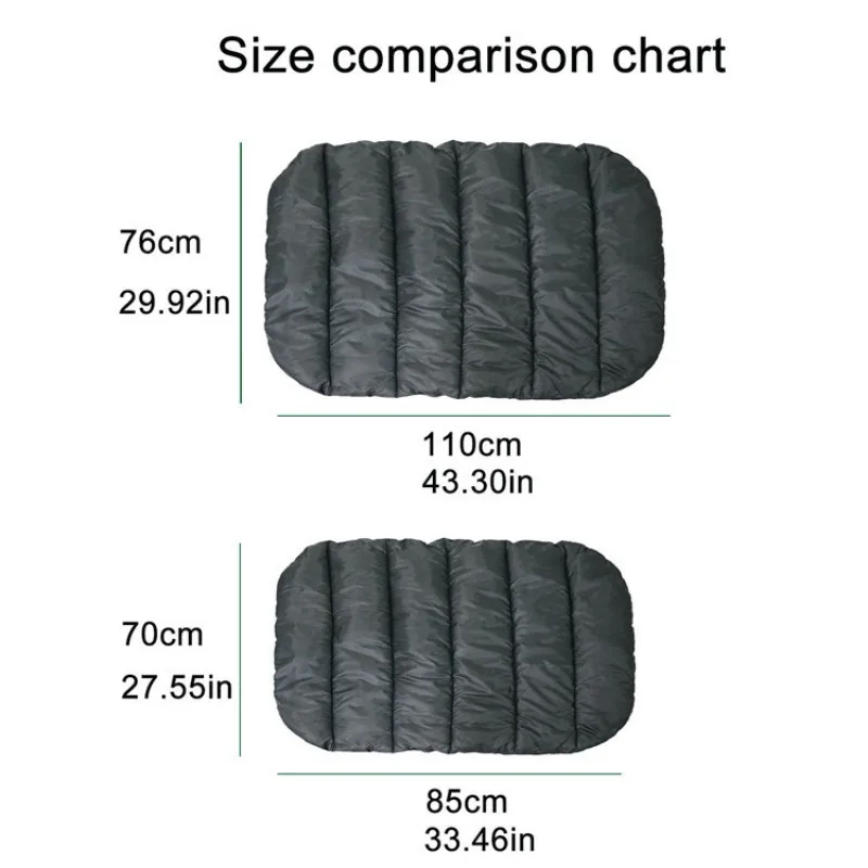 

Pet Supplies Thick Cozy Dog Sleeping Bag Waterproof Portable Travel Short Fleece Inner Pet Bed For Camping And Backpacking