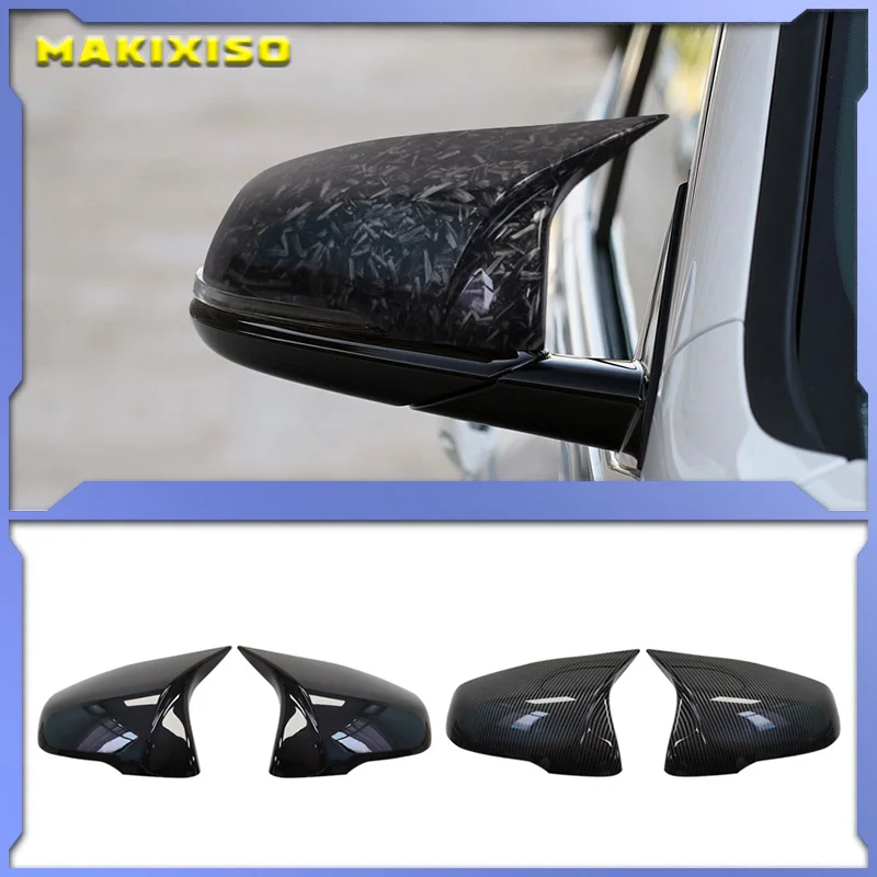 2Pcs Glänzend Schwarz Seite Flügel geändert Rückspiegel Abdeckung kappen Für BMW X1 F48 X2 F39 Z4 G29 2GT F45 f46 F52 F40 Toyota Supra