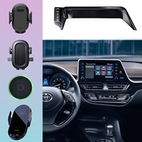For Toyota C HR CHR 2022 2021 2020 2019 2018 Phone Holder Car Magnet Wireless Charging Mobile Phone Support Car Accessories
