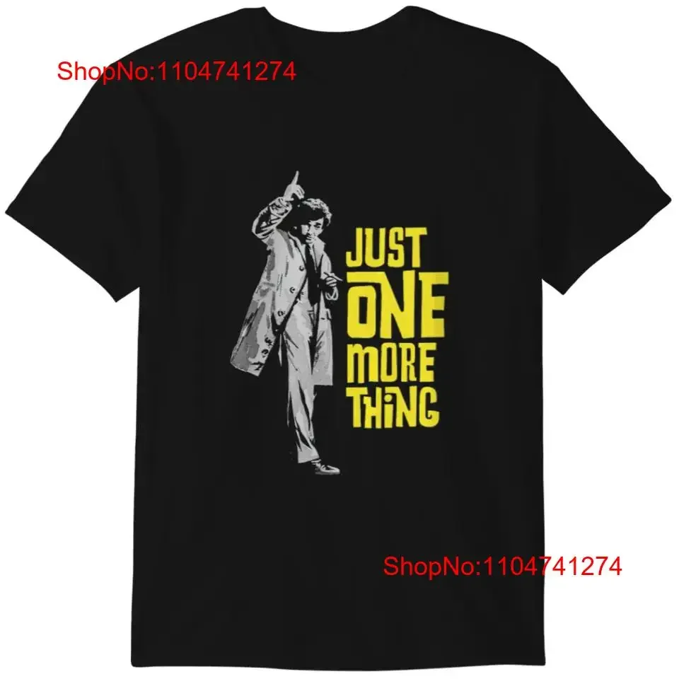 Columbo Just One More Thing T Shirt Full Sizes S 5XL Multicolor vintage Washed Slightly Versatile fashion Casual Stylish