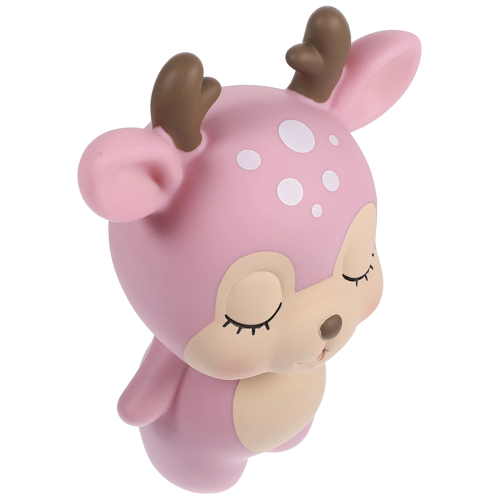 Piggy Holder Deer Coin Bank Cartoon Girl Fashion Saving Pot Classic Keepsake Non-toxic