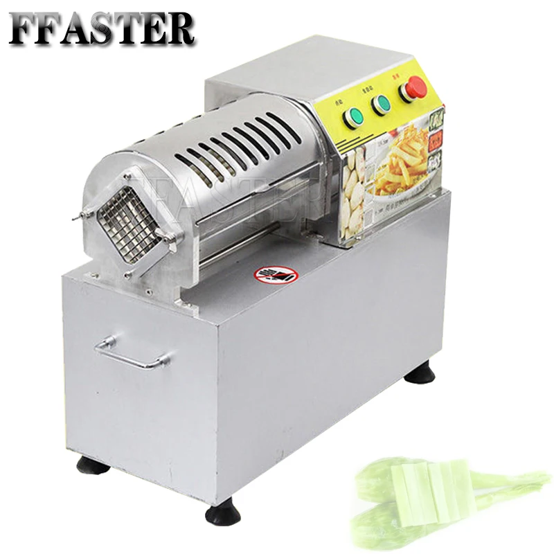 

Electric Strip Cutting Machine Commercial Radish Push Strip Cutting Machine French Fries Machine Potato Cucumber