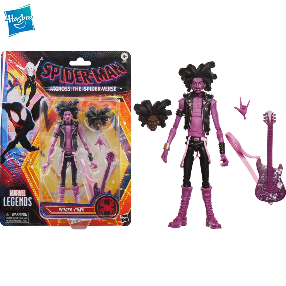 

[В наличии] Оригинальная экшн-фигурка Hasbro Marvel Legends Series Spider-Punk 6 дюймов 155 мм, Коллекционная модель G0325