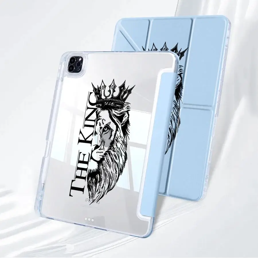 

Чехол для планшета iPad Air 4 5 M3 M4 11 дюймов, M2 1 2 Mini 6 7 Pro 2025 Pro 11th 10th 9th 8th 7th 12.9 дюймов, Y-образный складной держатель-чехол