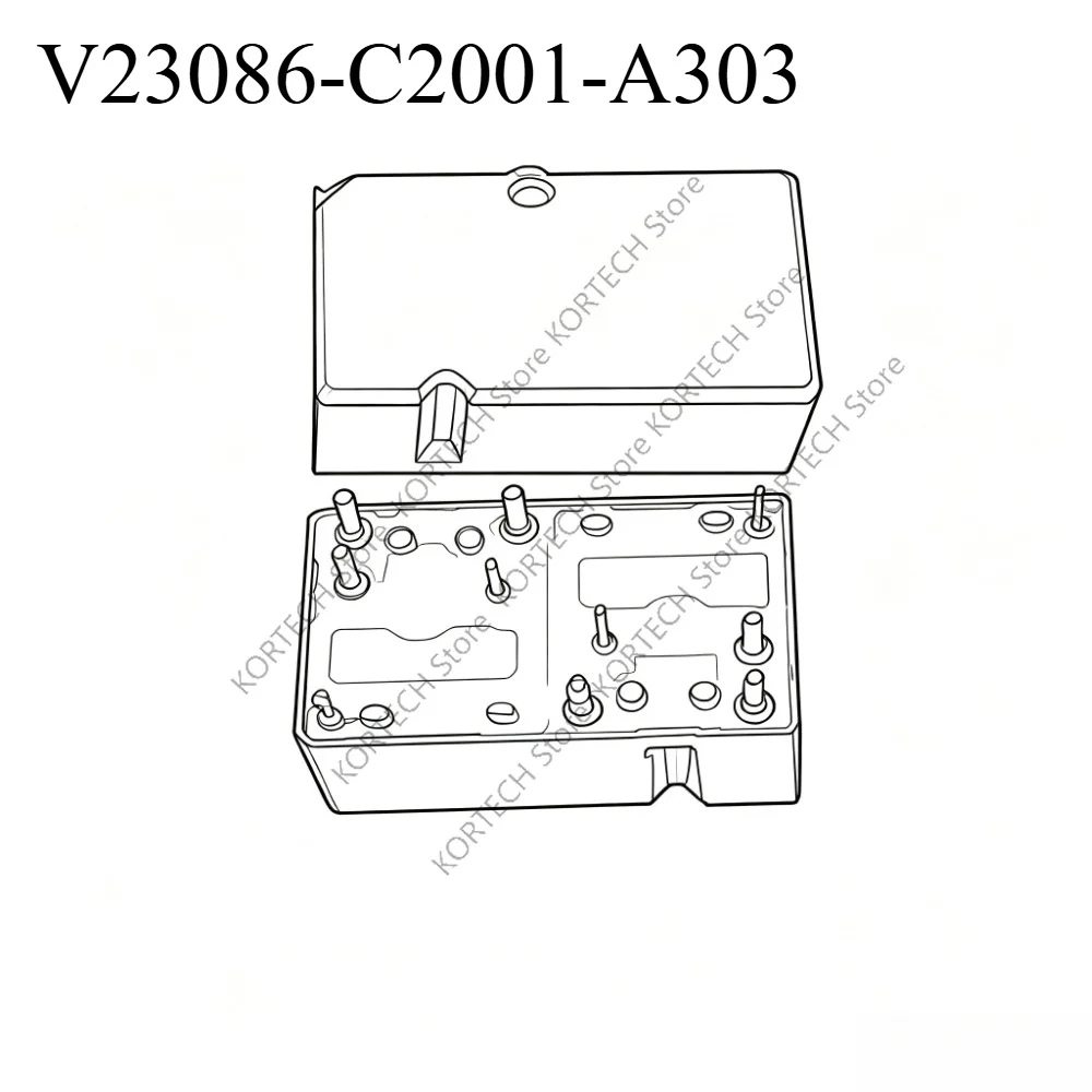 1pcs For TYCO V23086-C2001-A303 10pin Automobile Relay V23086 C2001-A303 DIP10 Car relay NEW ORIGINAL