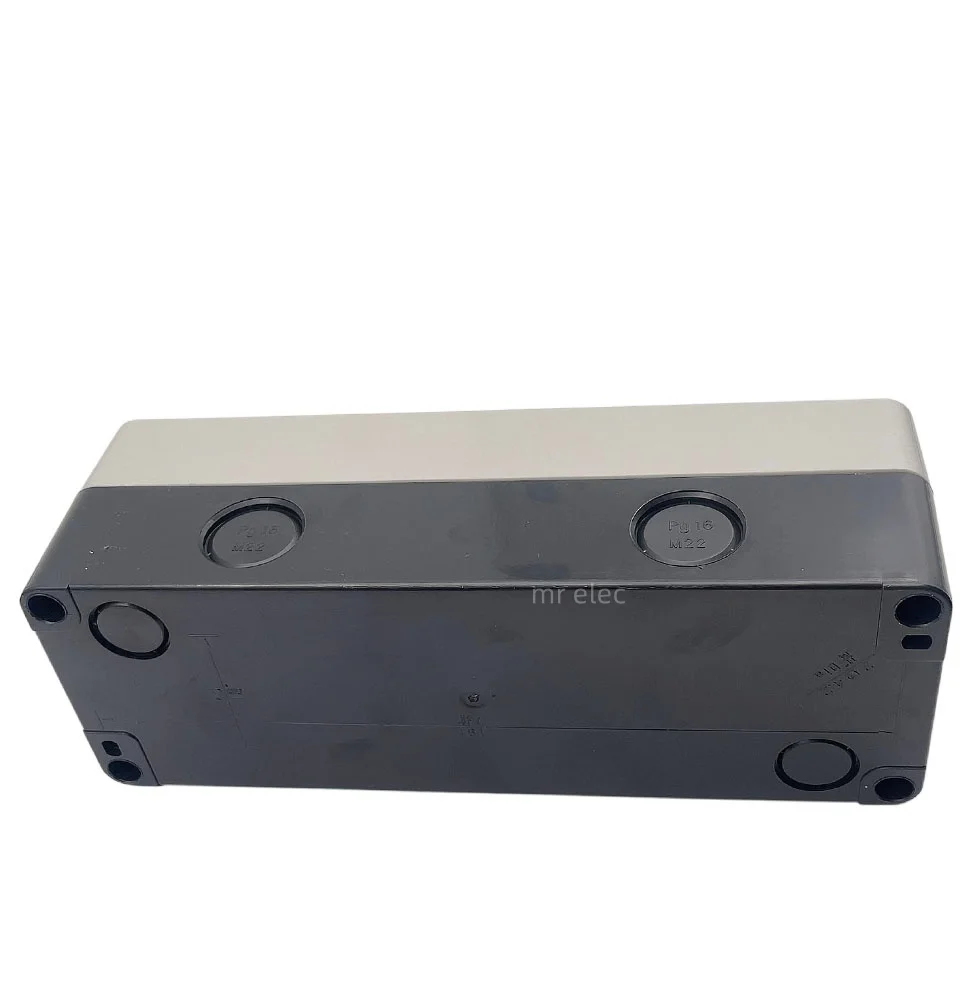 Button Switch Control Box No Light Emergency Stop Waterproof Button Indicator Light Box, Plastic Start Electrical Box