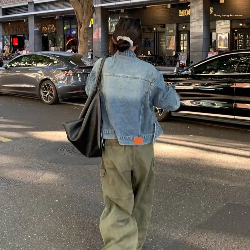 Pantalones de trabajo de talla grande 300 Pou, ropa de calle Retro americana, pantalones casuales sueltos de pierna ancha para hombres, cintura alta versátil de verano...