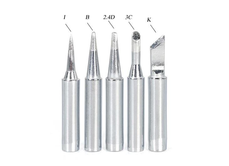 Soldering Machine Spare Part 5pcs one set 900M-T Series Lead Free Soldering Iron Tips