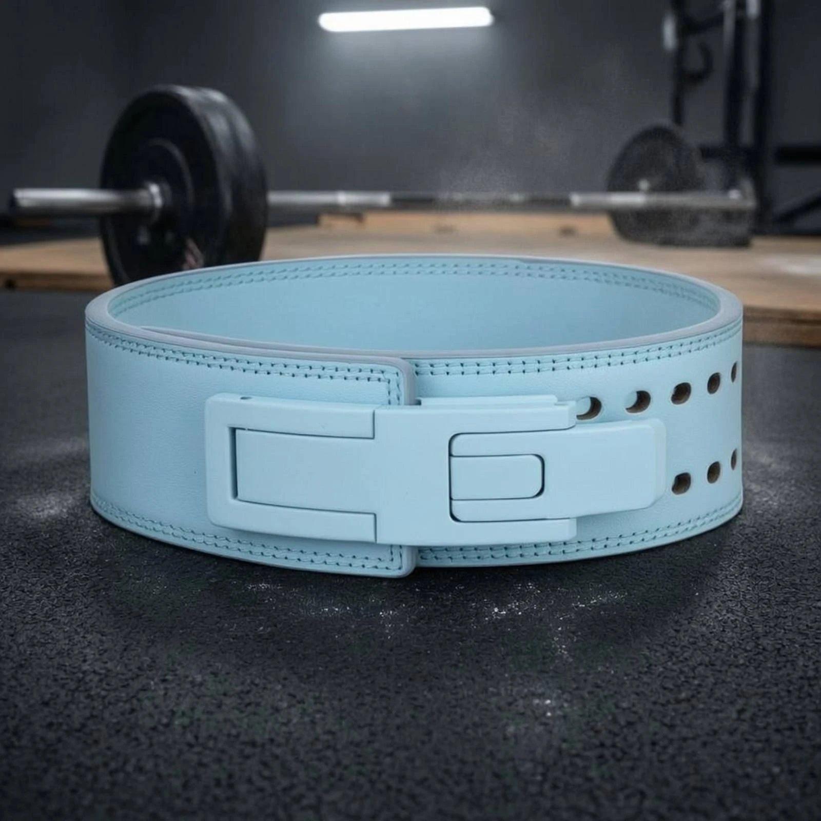 

Lever Powerlifting Belt Stitched Edges Adjustable Lever Belt Fitness Gear Central Stability for Deadlifts