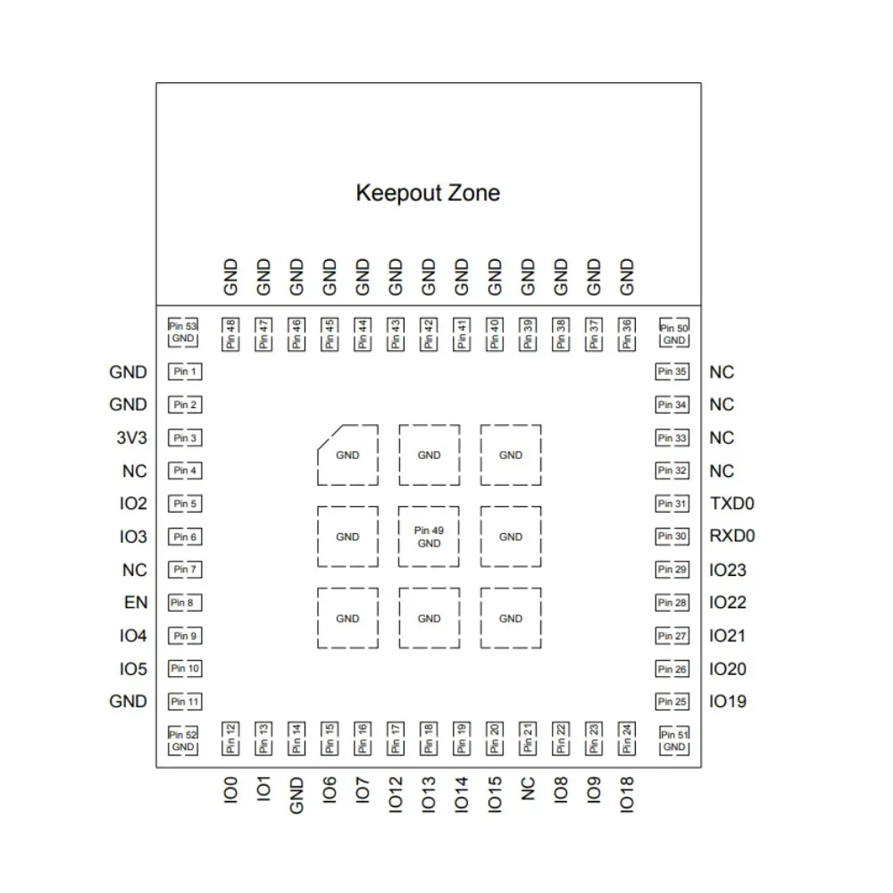 2-100PCS ESP32-C6-MINI-1U-H8/H4/N4 and 1-H8/H4/N4 WiFi6 Module 22 GPIO Rich Peripherals IPEX Antenna Zigbee Thread