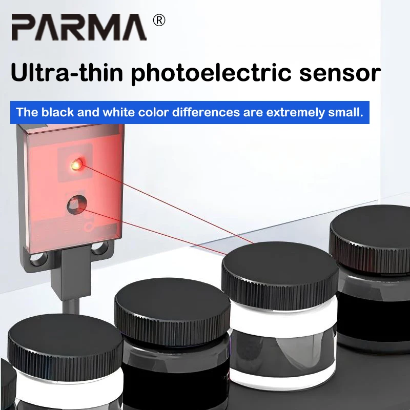 le-capteur-photoelectrique-de-detection-de-plateau-a-suppression-de-fond-ultra-mince-n'est-pas-affecte-par-la-couleur