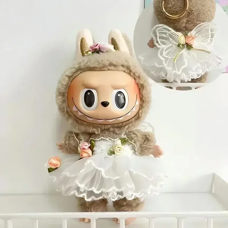 per vestiti per bambole da 17 cm Accessori per abiti per bambole coreane Kpop Labubu Salotti per feste Sit Abbigliamento regalo (solo vestiti)