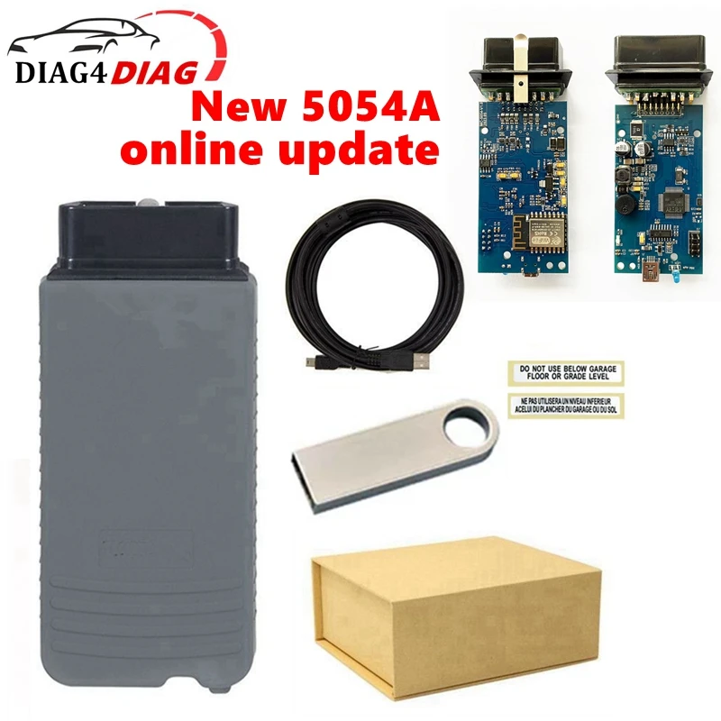 Newest 5054A WIFI 5054 V1.9.4.2 WIFI Version V23.0.0 Supports V OBD2 Diagnostic Tools 5054A UDS cover all 6154A function