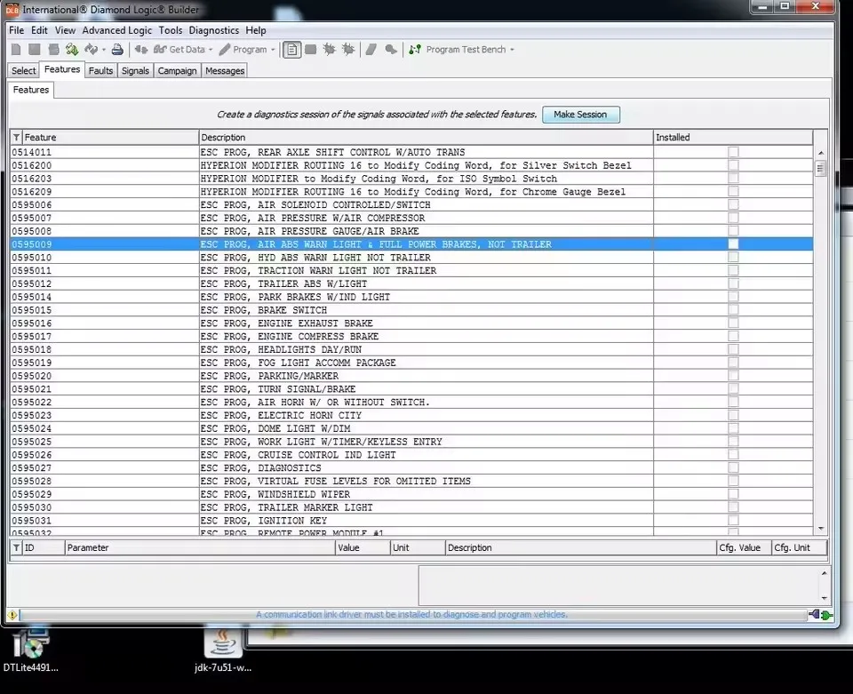 تشخيص محرك NAVISTAR - NED 2024 + International Diamond LOGIC BUILDER DLB 2024 + فتح الكراك