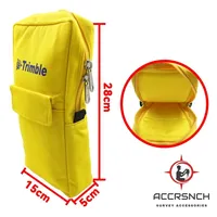 Durable Yellow Bag Case for Trimble TSC3 TSC2 Data Collector Nylon Belt Loop Front Pouch GPS Surveying & Mapping Instrument Bag