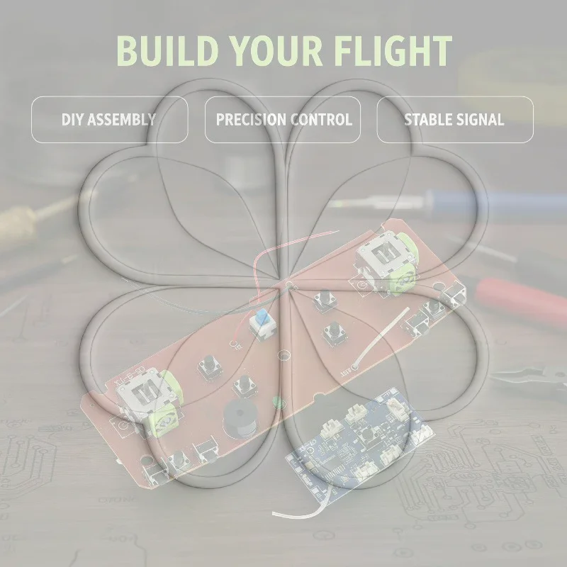 RC Drone Receiver Circuit Board High Sensitivity Portable Module For E88Pro Quadcopter Replacement Accessory