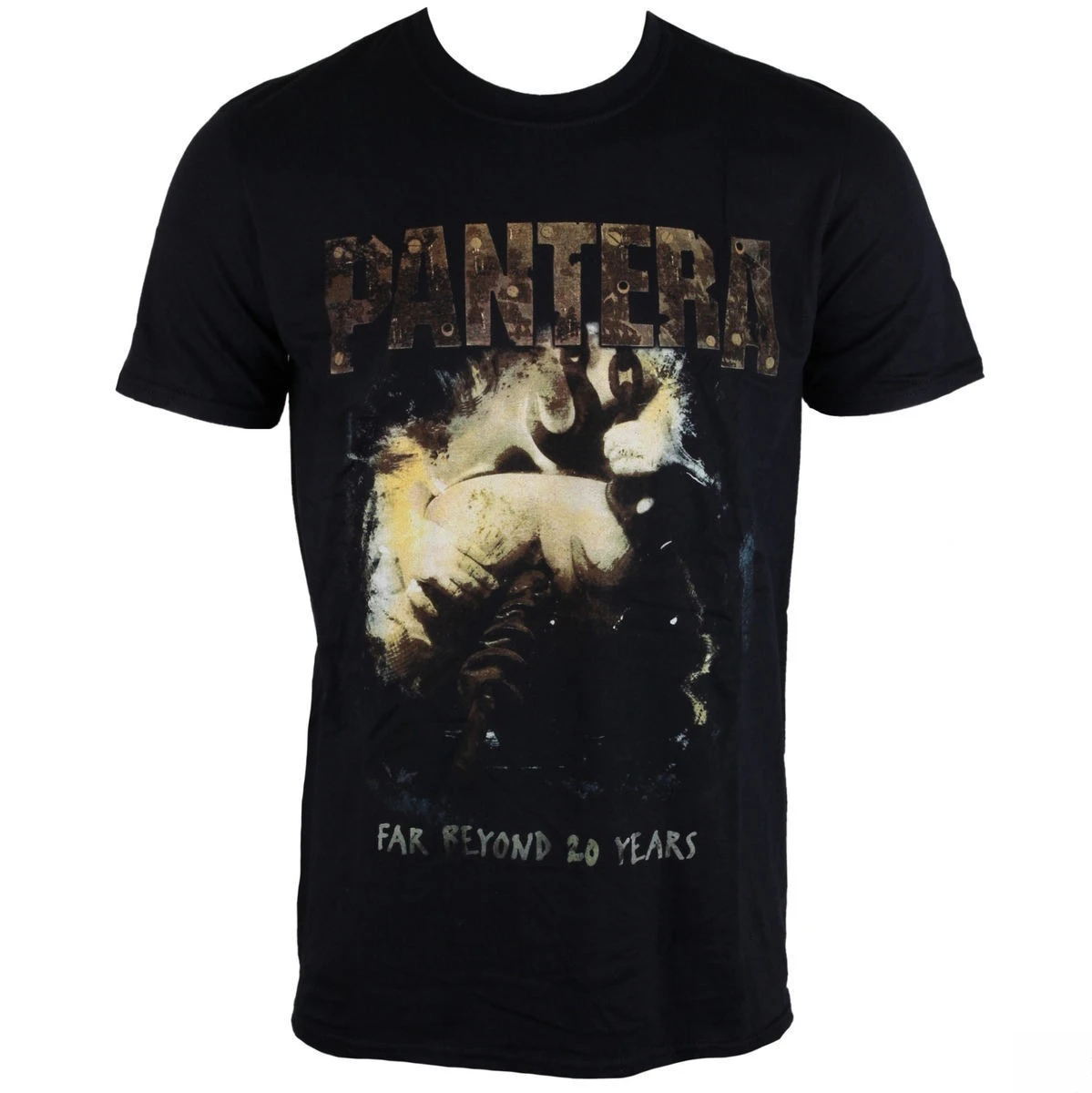 Pantera - Original Cover Art Pattern Metal Band T-Shirt Casual Street Style Cotton T-Shirt Suitable for Both Men and Women