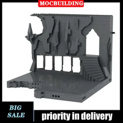 MOC Movie Animated Series Batmobile Model Parking Pad Building Blocks Assembly Bricks Collection Toys Gifts