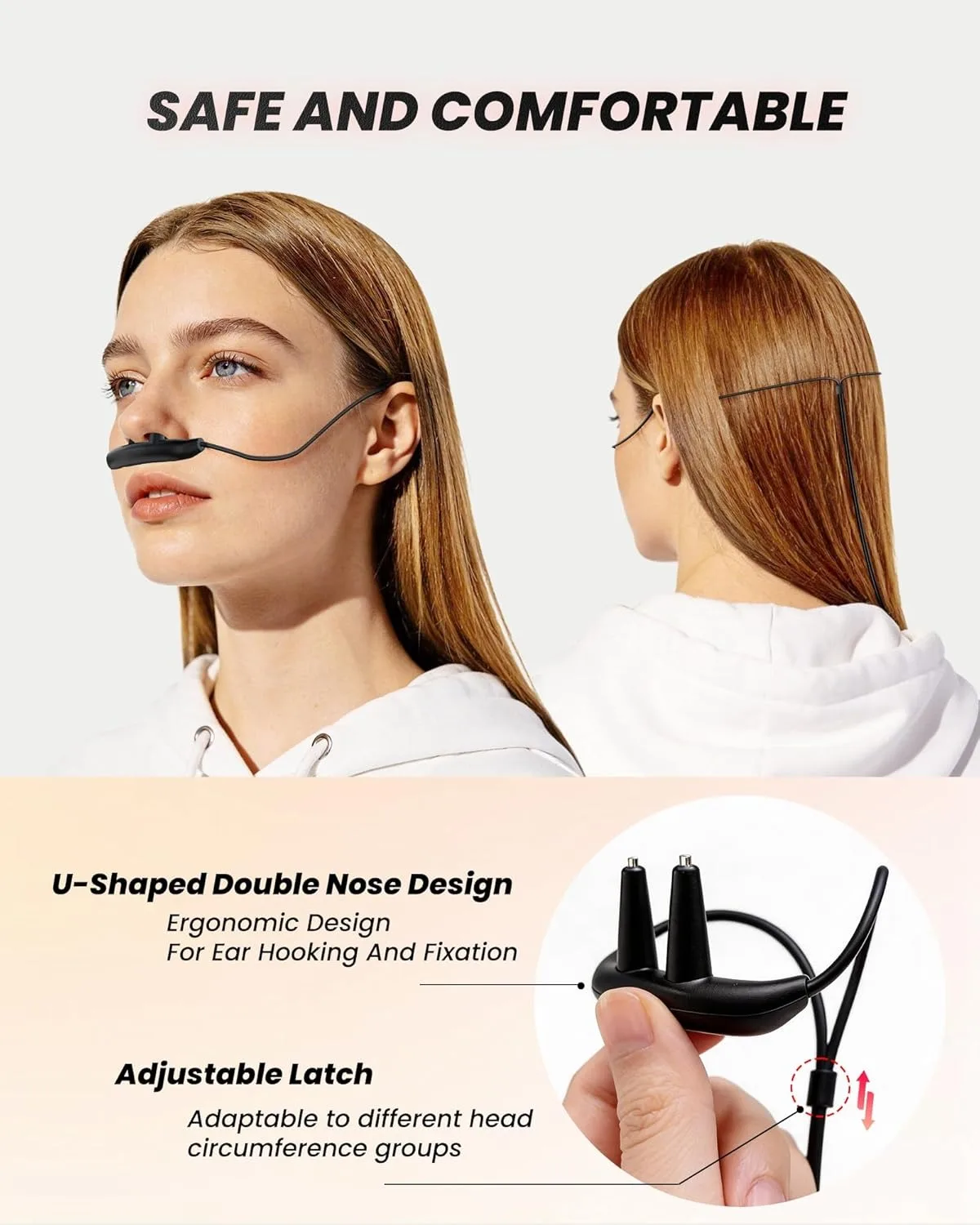 New Dual Nasal 650nm Physiotherapy Low Frequency USB-A 1.2M Line Control Box Relieve Rhinitis Sinusitis Sneeze