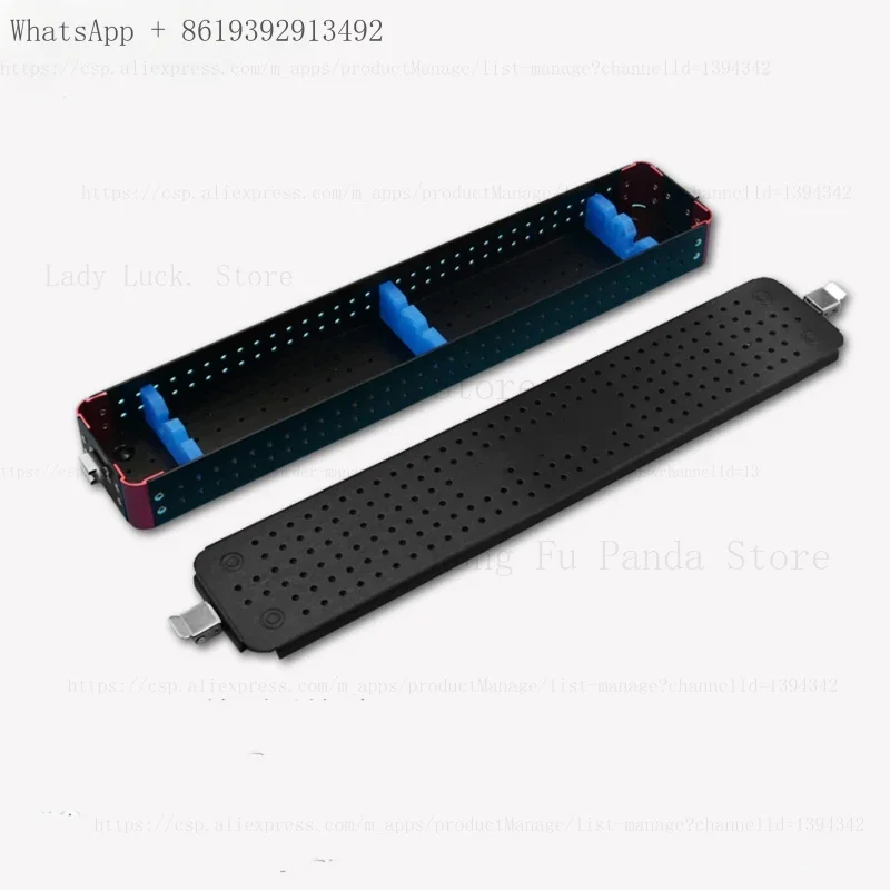Endoscope Endoscopy Instruments Disinfection Case Box Basket Cage Autoclave PPSU With Silicone Card Slot