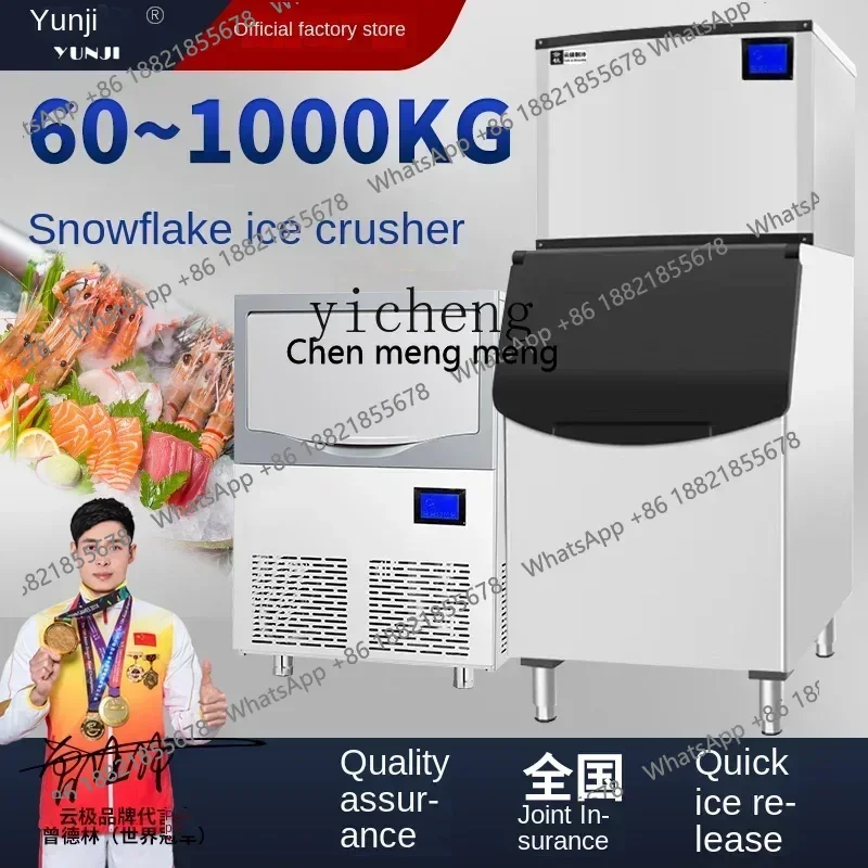 Hot sales Snowflake Ice Machine Sashimi Ice  Crusher Shaved Ice All-in-One Machine Commercial Use