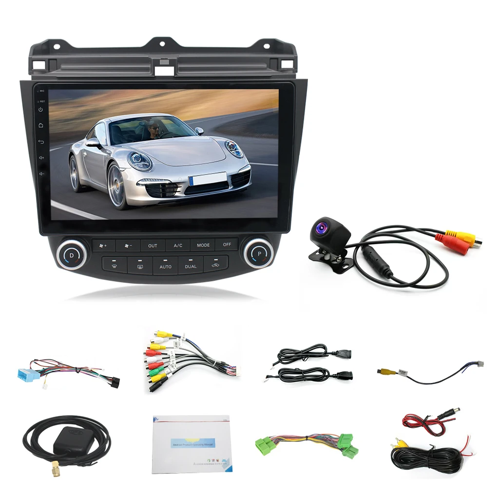 For Accord 2003-2007 Powerful Car-Play Android 13 Car Stereo Radio GP-S WIFI FM Excellent Sound