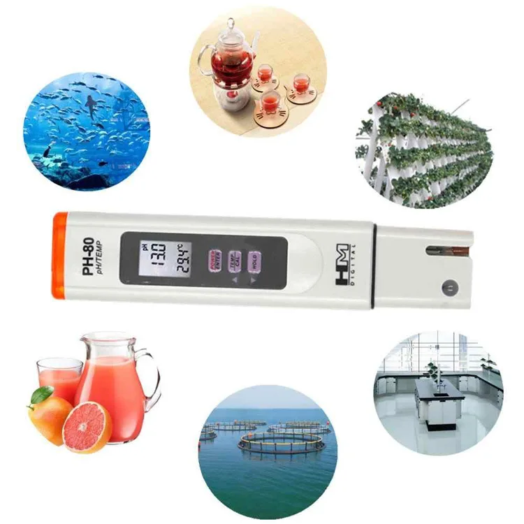 Digital Ph80 Medidor de ph Qualidade da Água Tester Aquário Água Potável Hidroponia Digital Alta Precisão para Qualidade Água Teste