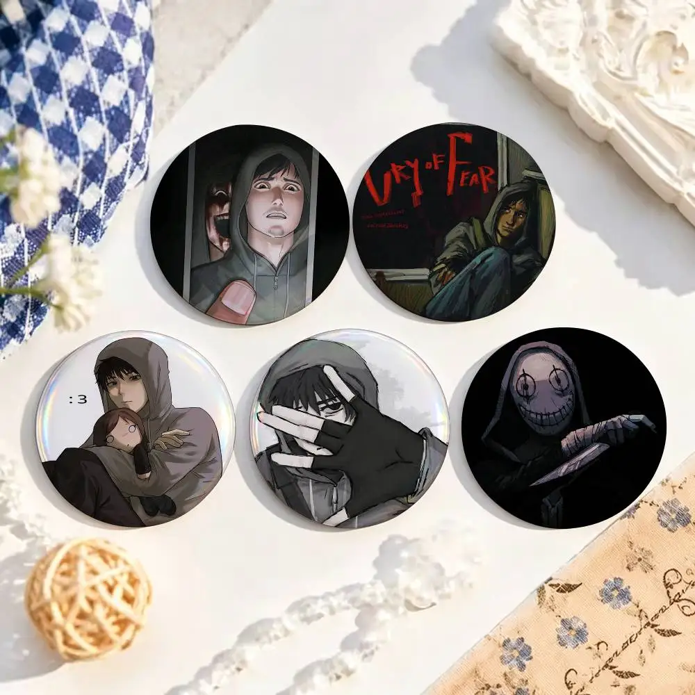 Video Game C-Cry Of Fear  25mm 32mm 44mm 58mm Anime Badges Brooches DIY Pins Decorations Birthday Gifts
