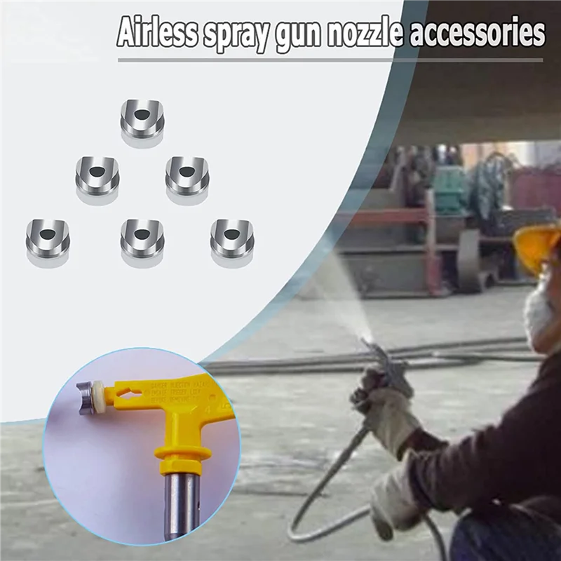 

WORTHOWN-Airless Tip Seals For Airless Machine Tips Seals Reversible Airless Paint Spray Nozzle Gasket (72 Pcs)