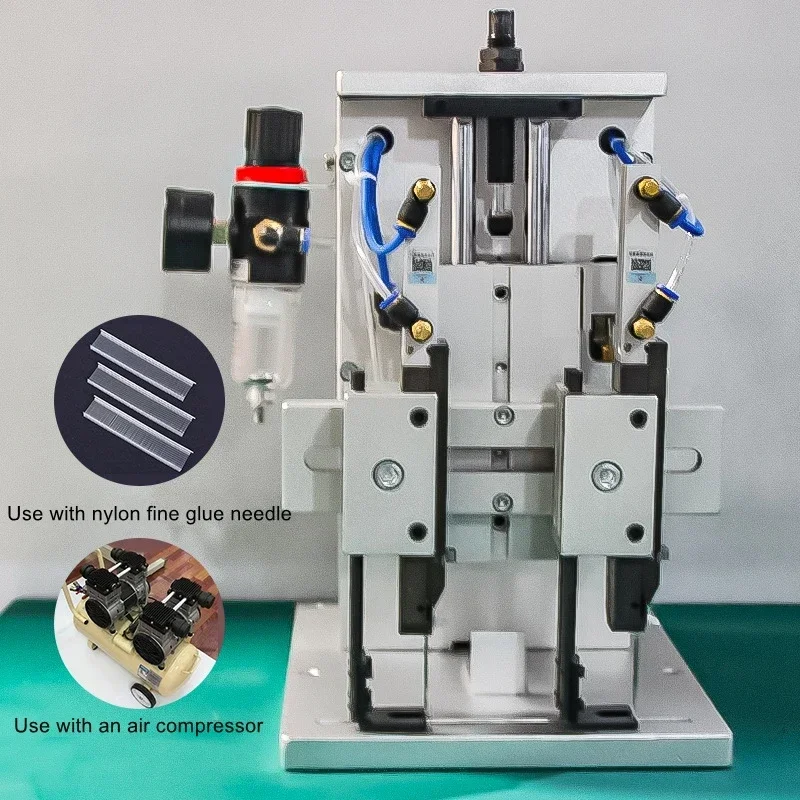Double Needle Labeling Machine Glue Machine Automatic Tag Gun Thick Towel Socks And Gloves Labeling Machine