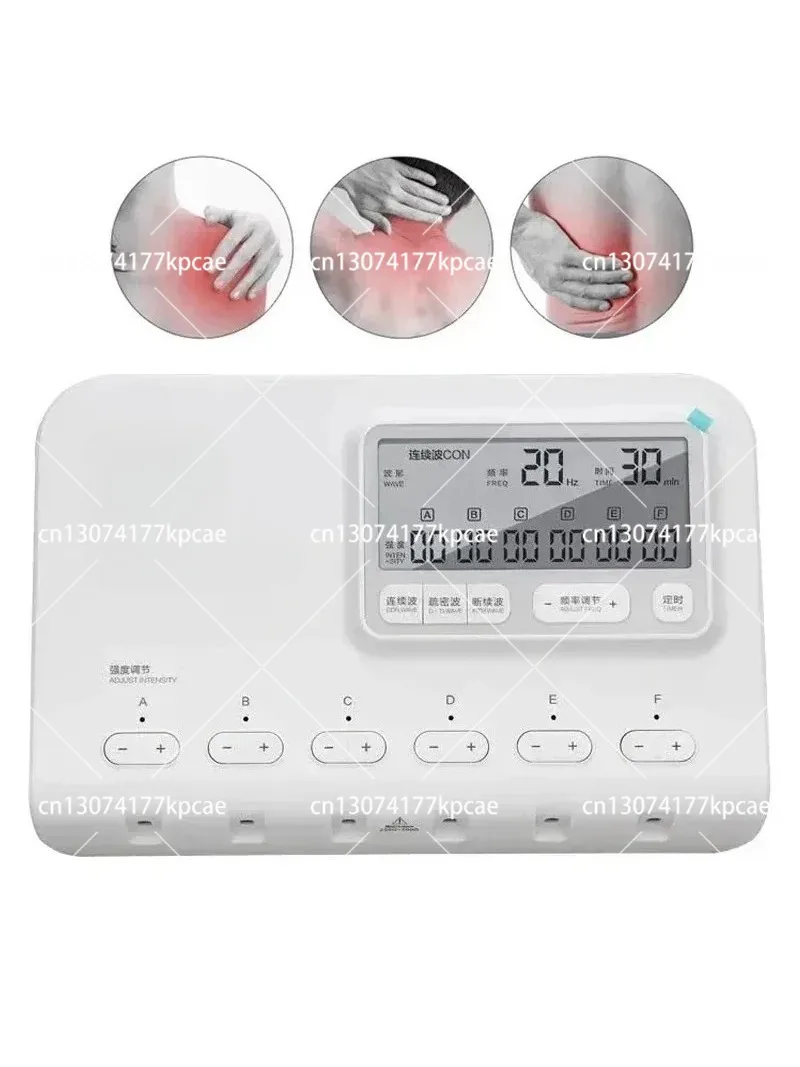 Electrical Acupuncture Therapy Device 6 Channels EMS TENS Nerve Muscle Stimulator Massager