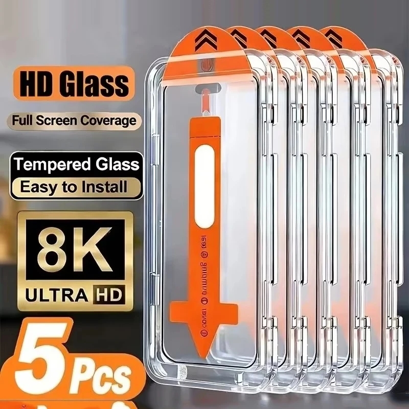 1-5PCS Ultra HD Gehärtetes Glas Displayschutzfolie für Xiaomi Mi 14 13 15T 14T 12T 11T 13T Pro 11 12Lite Vollständige Abdeckung Schutzfolie