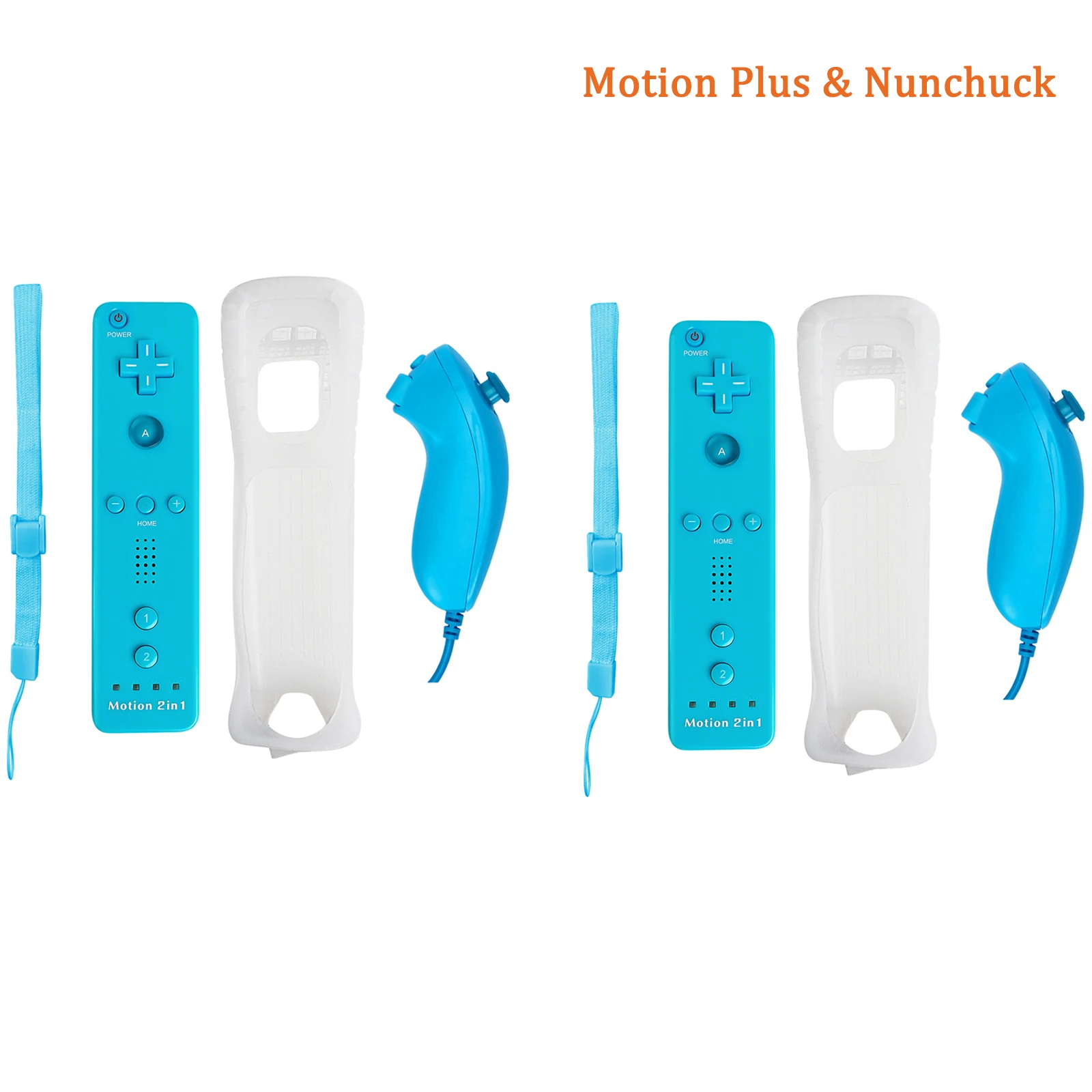 Optionele Motion Plus-afstandsbediening voor Wii-afstandsbediening Gamepad met Nunchuck-controller voor Nintendo Wii-gamesbediening