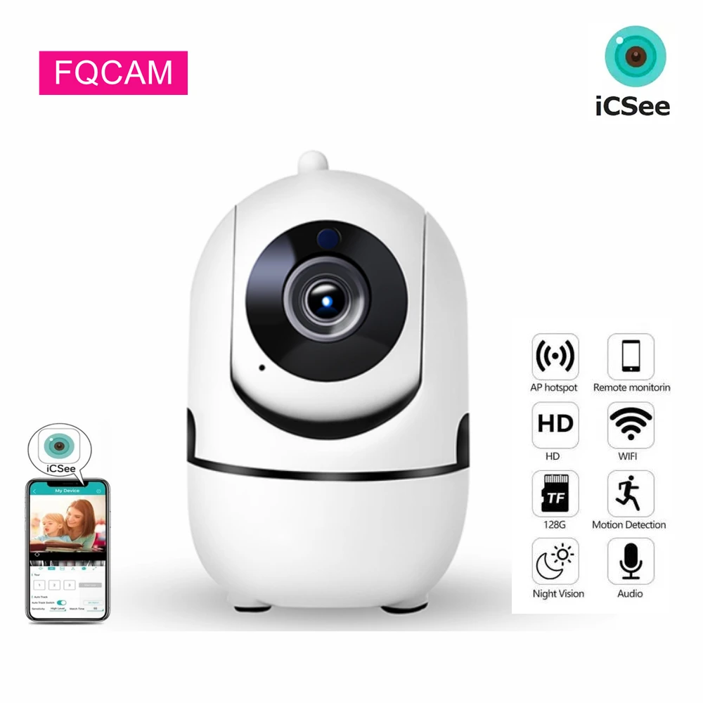 ICSEE 2MP PTZ WIFI Camera Wireless Auto Tracking IP Video Surveillance Night Vision Cloud Smart For Home Security Protection