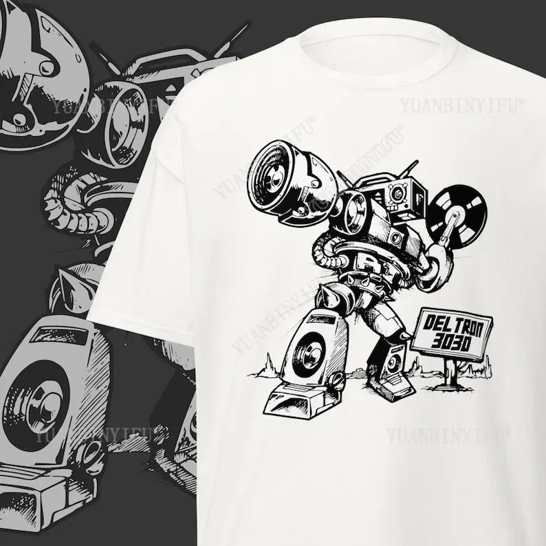 

Deltron 3030 T-Shirt Old School Hip Hop Merch Cotton Vintage Round Neck Men Women Streetwear Tees Short Sleeve