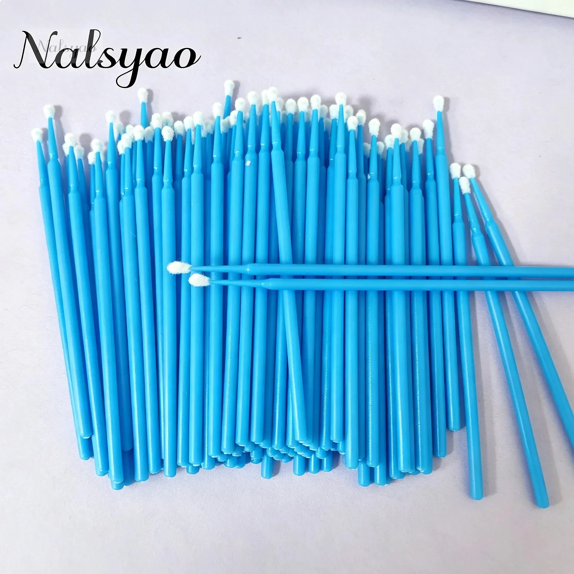 Wholesale 500pcs Disposable Micro Eyelash Brush Heads Expanded Multi-Purpose Personal Eyelash Wands