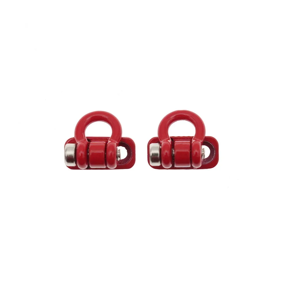 Mini Metal Trailer Towing Buckle Tow Hooks Decoration Accessories for 1/18 1/24 1/30 RC Car TRX4M SCX24 AX24 SCX30 FCX24 FCX24M