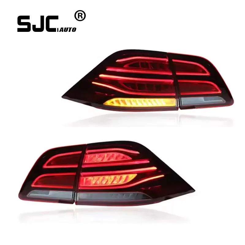 

SJC High Quality LED Taillights for Mercedes Benz ML W166 2012-2014 Rear Lights Multi -Function Safe Warning Side Maker Lights