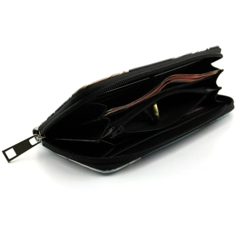 Cartera larga colorida de Anime con cremallera para chicas bonitas, Guardianes Mercury Mizuno Ami Hino Rei Makoto Aino, monedero bonito de dibujos animados para colección