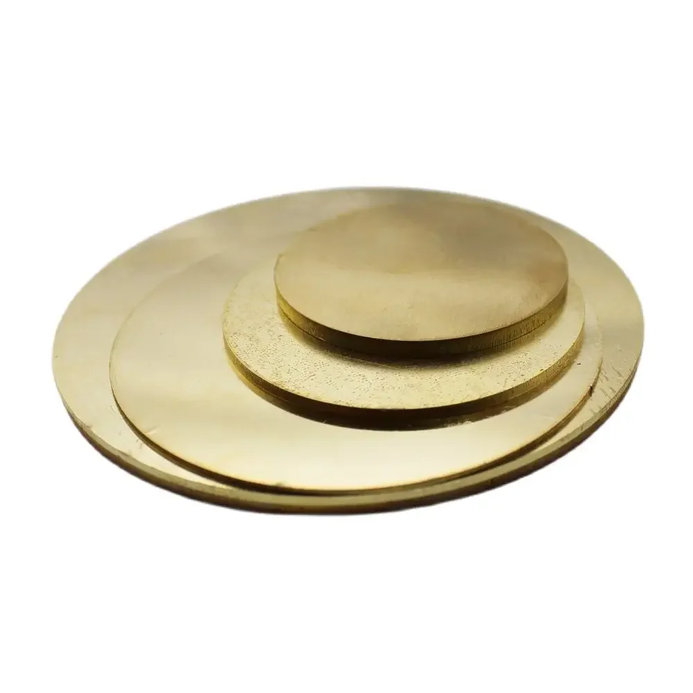 Brass Sheet Round Solid Disc Yellow Plate