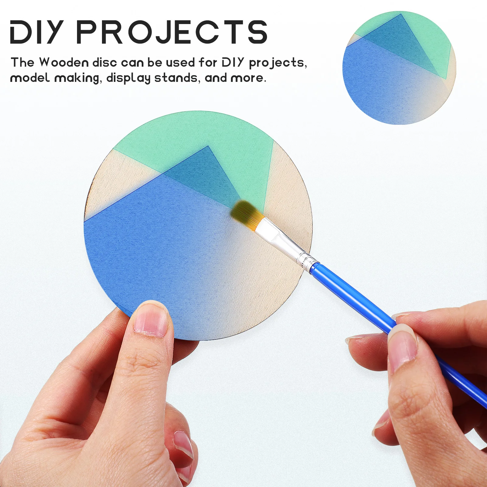 20 قطعة شرائح الخشب الطبيعي أقراص خشبية مستديرة للحرف اليدوية دوائر خشبية ذاتية الصنع مادة قوية مثالية للحلي اليدوية والطاولة #4